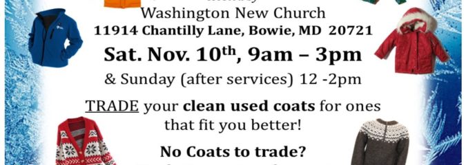 Coat Swap – Sat. Nov. 10th, 9am-3pm Coat Swap – Sat. Nov. 10th, 9am-3pm
